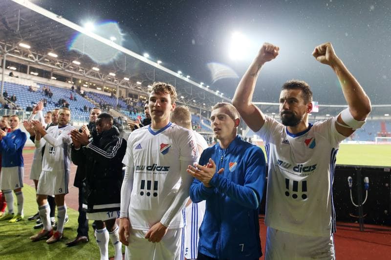 Football. Het Liga. Banik Ostrava - MFK Karvina. 25.11.2017