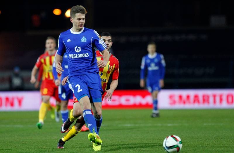 Football. T-Mobile Ekstraklasa. Ruch Chorzow - Korona Kielce. 27.10.2014