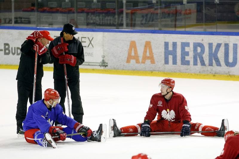 Ice Hockey. Poland national team. Training. 13.02.2018