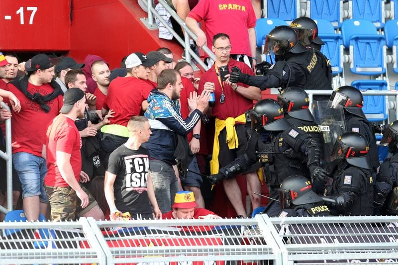 Football. HET Liga. Banik Ostrava - AC Sparta Prague. 28.04.2018