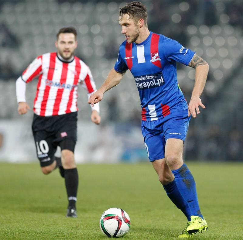 Football. PKO BP Ekstraklasa. Cracovia Krakow - Podbeskidzie Bielsko Biala. 02.12.2015