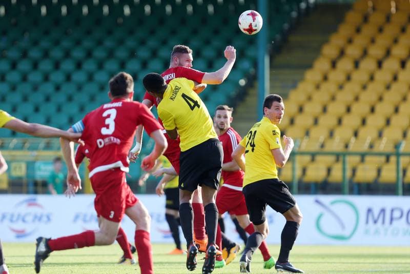 Football. Nice I Liga. GKS Katowice - Drutex Bytovia Bytow. 29.04.2018