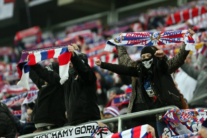 Football. Lotto Ekstraklasa. Gornik Zabrze - Cracovia Krakow. 18.12.2017