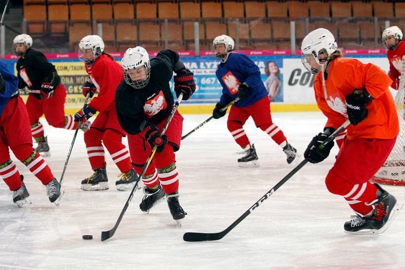Ice Hockey. Poland national team. Training. 15.02.2018