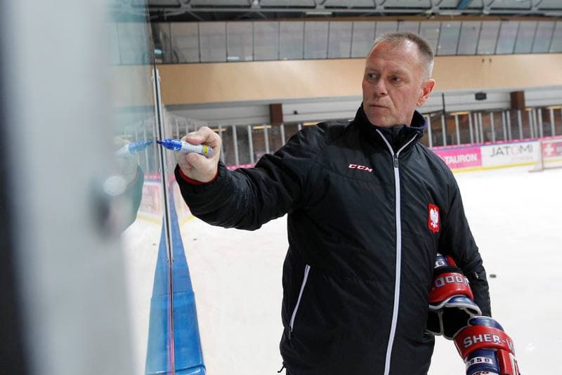 Ice Hockey. Poland national team. Training. 15.02.2018
