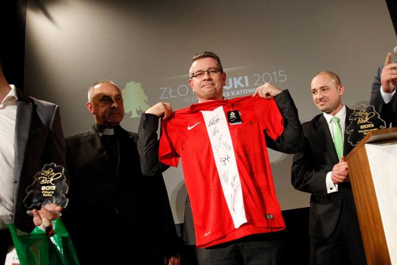 Football. GKS Katowice. Press Conference. 11.12.2015