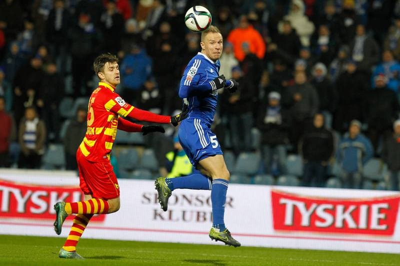 Football. T-Mobile Ekstraklasa. Ruch Chorzow - Jagiellonia Bialystok. 09.11.2014