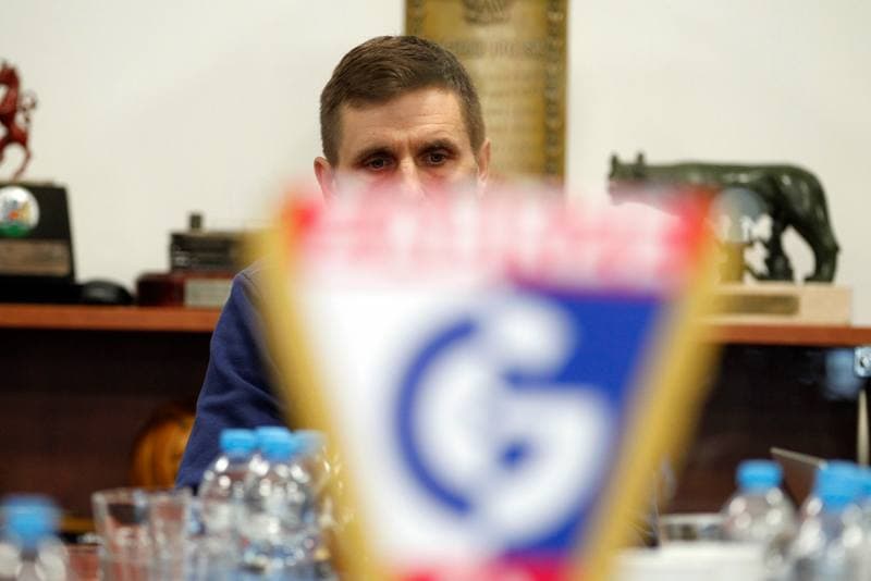 Football. Gornik Zabrze. Press Conference. 04.01.2018