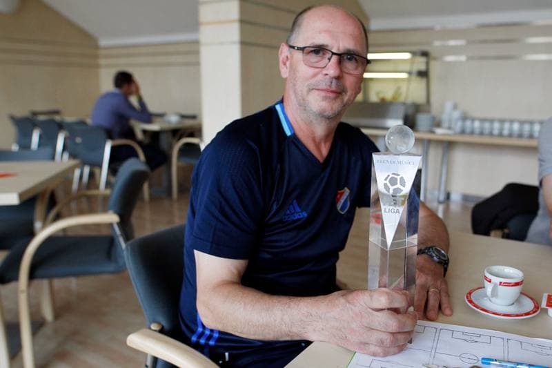 Football. Banik Ostrava. Press Conference. 16.05.2018
