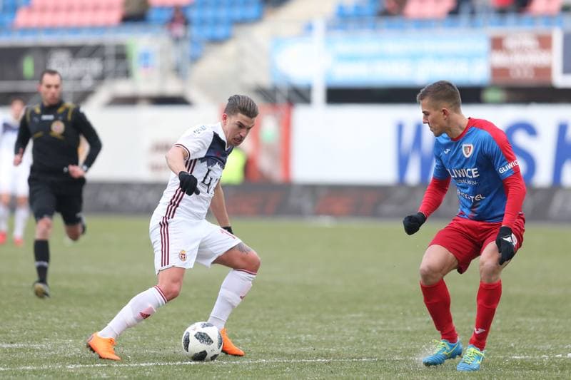 Football. Lotto Ekstraklasa. Piast Gliwice - Wisla Krakow. 25.02.2018