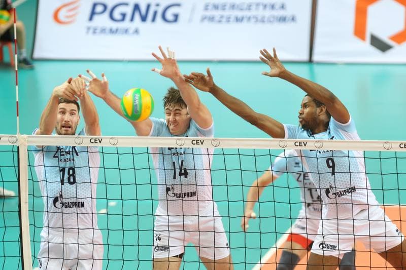 Volleyball. CEV Champions League. Jastrzebski Wegiel - Zenit Kazan. 31.01.2018