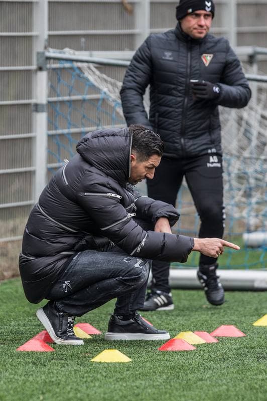 Football. Sparing. GKS Jastrzebie - Zaglebie Sosnowiec. 22.01.2020