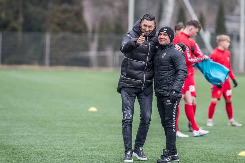 Football. Sparing. GKS Jastrzebie - Zaglebie Sosnowiec. 22.01.2020