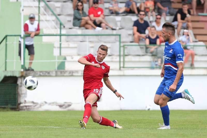Football. Sparing. Podbeskidzie Bielsko-Biala - Piast Gliwice. 07.07.2018
