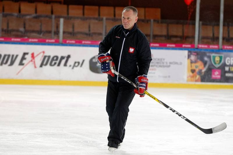 Ice Hockey. Poland national team. Training. 15.02.2018