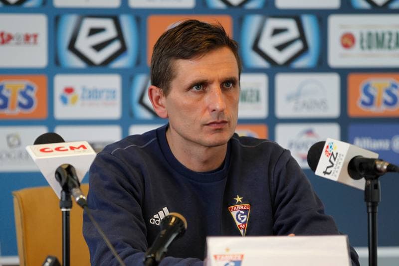 Football. Gornik Zabrze. Press Conference. 15.03.2018