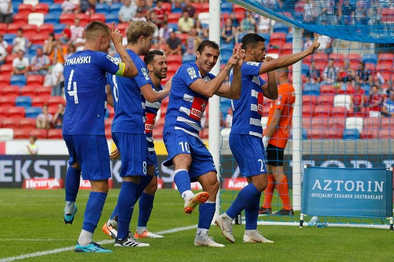 Football. Lotto Ekstraklasa. Gornik Zabrze - Wisla Plock. 29.07.2018
