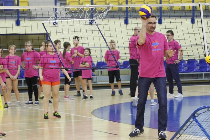 Volleyball. European Championship. Promotional Action. 05.12.2016