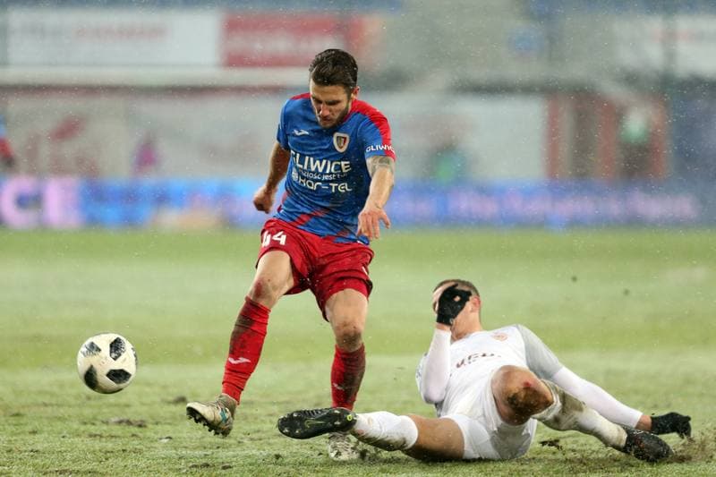 Football. Lotto Ekstraklasa. Piast Gliwice - Zaglebie Lubin. 16.03.2018