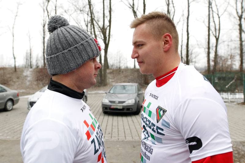 Football. Zaglebie Sosnowiec. Press Conference. 23.02.2018