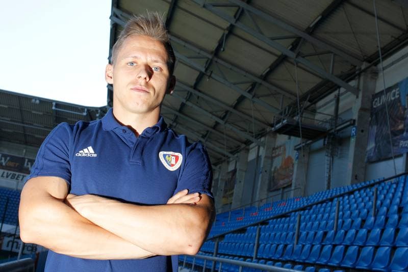 Football. Piast Gliwice. Press Conference. 07.08.2018