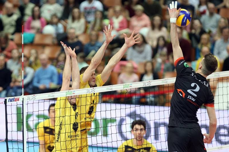 Volleyball. PlusLiga. GKS Katowice - Jastrzebski Wegiel. 25.03.2018