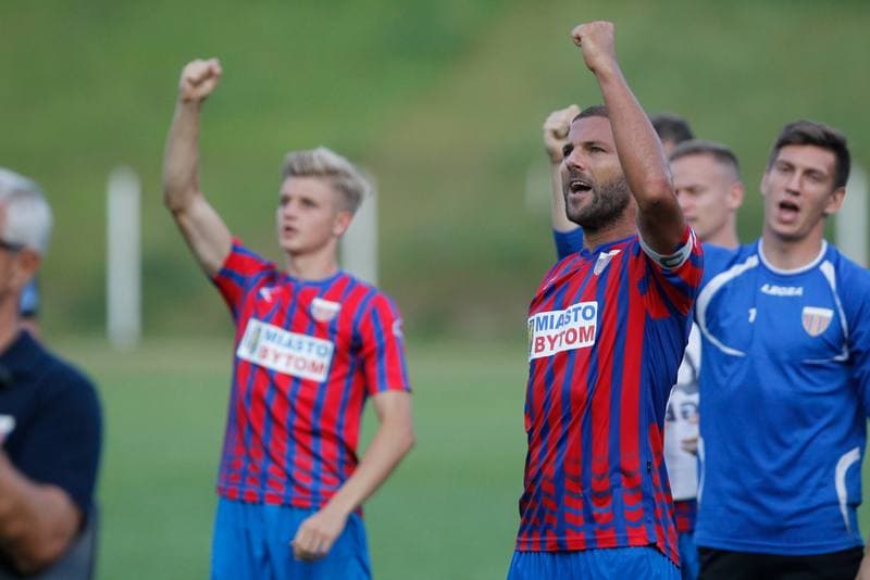 Football. Haiz IV Liga. Polonia Bytom - Zieloni Zarki. 15.08.2018