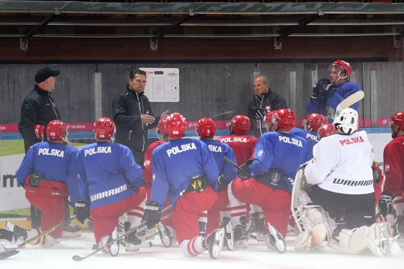 Ice Hockey. Poland national team. Training. 20.08.2018