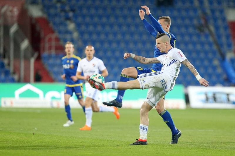 Football. HET Liga. Banik Ostrava - Vysocina Jihlava. 30.03.2018