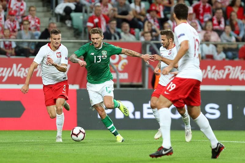 Football. International Friendly. Poland - Republic of Ireland. 11.09.2018