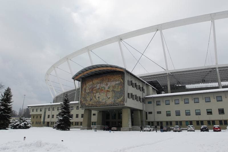 Football. Stadion Slaski. Press Conference. 04.01.2017