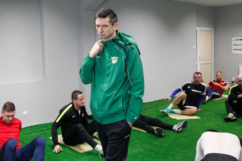 Football. Rozwoj Katowice. Training. 04.01.2017