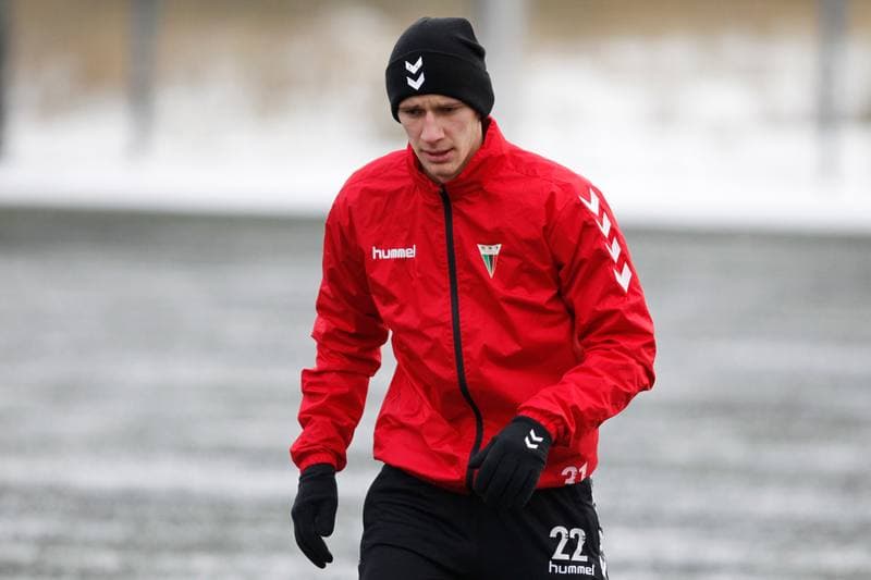 Football. GKS Tychy. Training. 06.01.2017