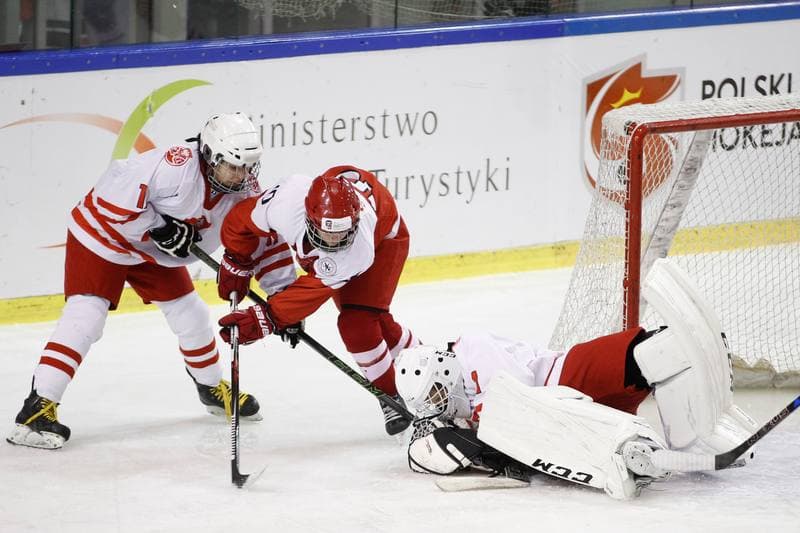Ice Hockey. U18 Women's World Championship. Poland - Denmark. 08.01.2017