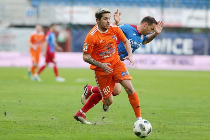 Football. Lotto Ekstraklasa. Piast Gliwice - Bruk-Bet Termalica Nieciecza. 07.04.2018