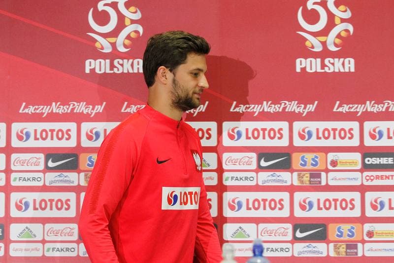 Football. Poland national team. Press Conference. 10.10.2018
