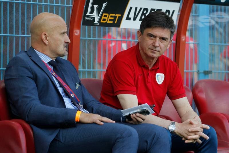 Football. Lotto Ekstraklasa. Piast Gliwice - Pogon Szczecin. 21.04.2018