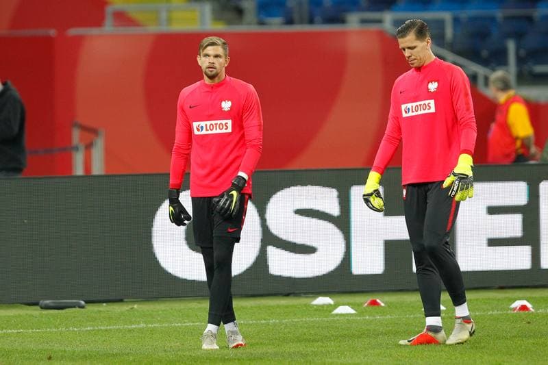 Football. Poland national team. Training. 10.10.2018