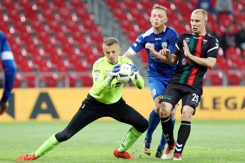 Football. Nice I Liga. GKS Tychy - Miedz Legnica. 04.05.2018