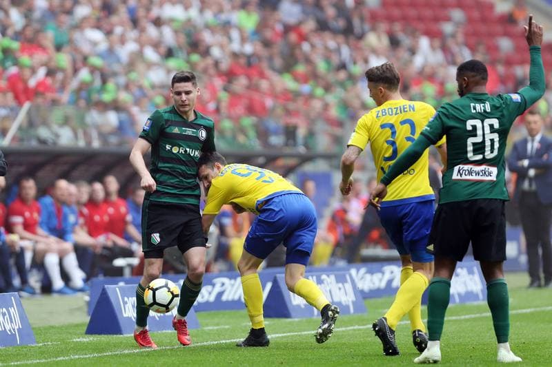 Football. Polish Cup. Arka Gdynia - Legia Warsaw. 02.05.2018