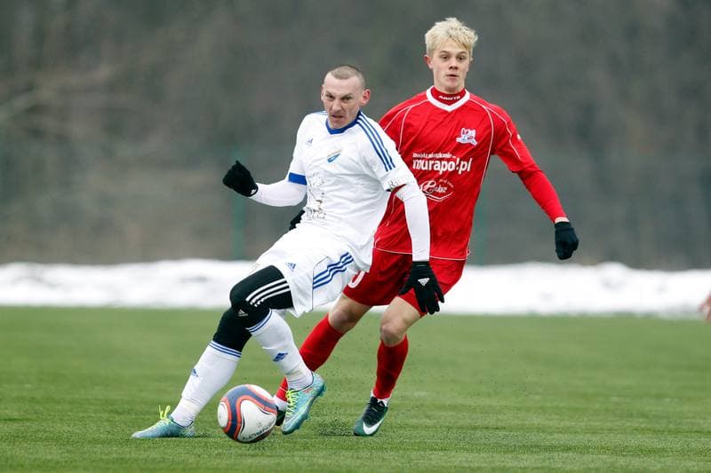 Football. Sparing. FK Poprad - Podbeskidzie Bielsko-Biala. 20.01.2017