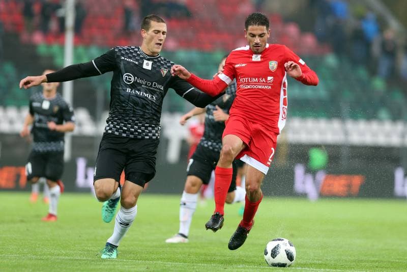 Football. Lotto Ekstraklasa. Zaglebie Sosnowiec - Miedz Legnica. 20.10.2018