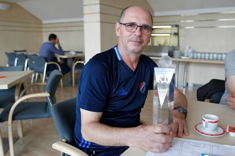 Football. Banik Ostrava. Press Conference. 16.05.2018