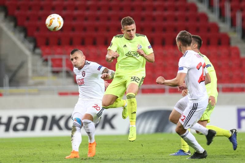 Football. UEFA Europa League. Spartak Trnava - Dinamo Zagreb. 25.10.2018