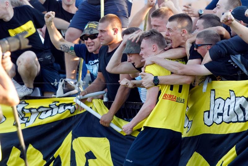 Football. Playoff for III Liga. Ruch Radzionkow - Polonia Bytom. 20.06.2018