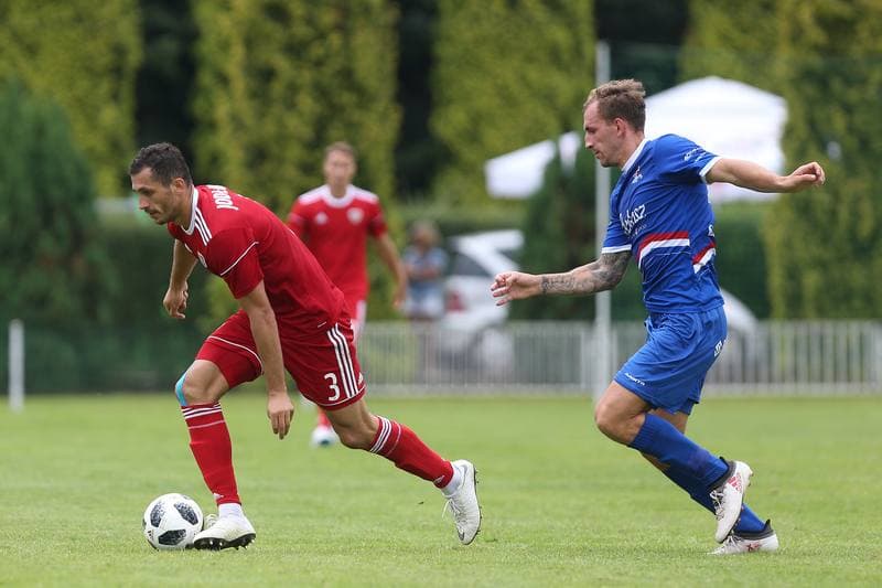 Football. Sparing. Podbeskidzie Bielsko-Biala - Piast Gliwice. 07.07.2018