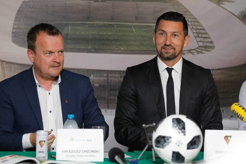 Football. Zaglebie Sosnowiec. Press Conference. 17.07.2018