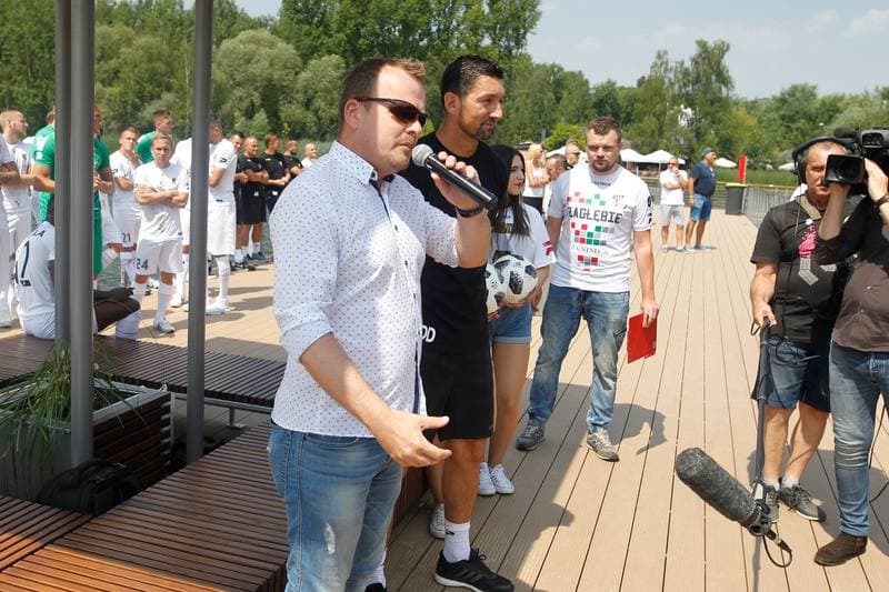 Football. Zaglebie Sosnowiec. Team Presentation. 21.07.2018
