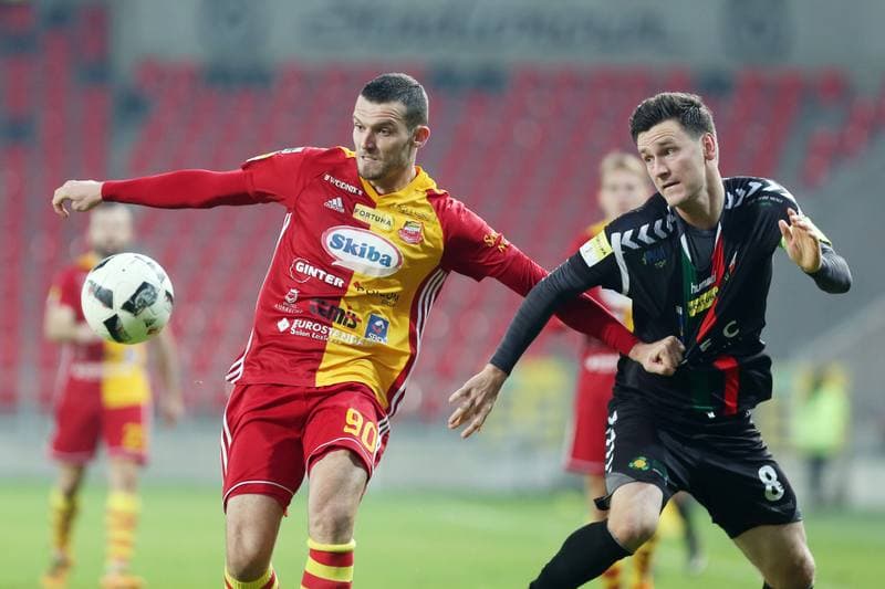 Football. Fortuna I Liga. GKS Tychy - Chojniczanka Chojnice. 02.11.2018