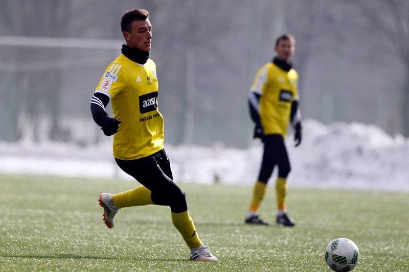 Football. Sparing. GKS Katowice - Rakow Czestochowa. 11.02.2017